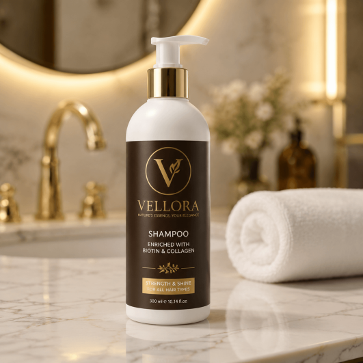  طراحی لوگو و لیبل Vellora